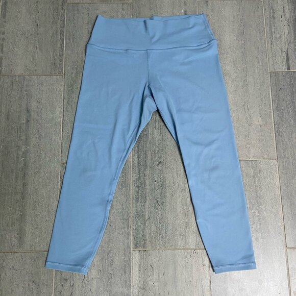 Athleta Pants - Athleta Transcend Highrise 7/8 Tight Legging Light Blue Size Large